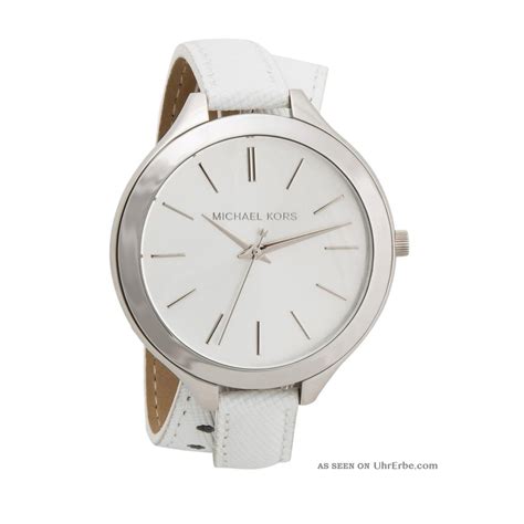 michael kors damenuhr leder grau|michael kors damenuhrn.